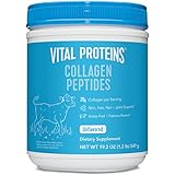 Vital Proteins Collagen Peptides Powder, Promotes Hair, Nail, Skin, Bone and Joint Health, Unflavored 19.3 OZ