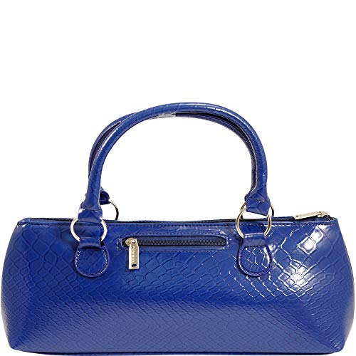 Primeware Wine Clutch Bag (Thermal Insulated) Trendy Women's Carry Tote | Holds Red & White 750mL Bottles | Trendy Fashion | Incl. Portable Waiter-Style Corkscrew (Blue Burmese) - Thumbnail 7