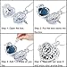 Heart Aromatherapy Essential Oil Diffuser Perfume Necklace Locket Pendant and 6 Colours Lava Stone Beads with Adjustable Snake Chain-Hollow Cross
