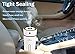 USB Car Cool Mist Humidifier, Mini 300ml Portable Desktop Essential Oil Diffuser Cup Ultrasonic Aromatherapy Air Purifier Filter No Water Auto Shutoff with LED Night Light Whisper Quiet for Office