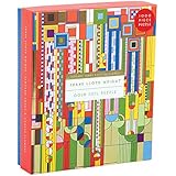 Galison Frank Lloyd Wright Saguaro Forms and Cactus Flowers Gold Foil Puzzle, 1,000 Pieces, 20â€x27â€ â€“ Fun, Relaxing and Challenging â€“ Gold Foil Added to Image Brings New Flavor to Iconic Piece of Art