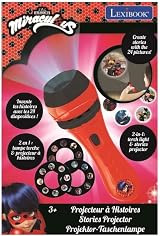 LEXIBOOK Miraculous Ladybug Cat Noir Stories Projector with 3 Discs view 3