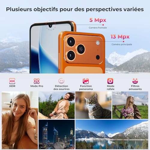 HOTWAV A17 Pro Max Mobile Phone Unlocked 4G Android 15 Large Screen 6.75" 120Hz Long Battery Life 5160mAh Camera 13MP Storage 128GB Expandable 1TB Octa Core Warranty 2 Years Cheap