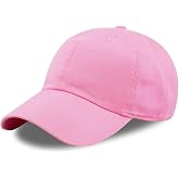 Cotton Baseball Cap Dad Hat &ndash; Washed Low Profile Adjustable Hat for Women Men Casual Outdoor Running Golf