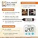 Smoker Gloves, Meat Claws, Thermometer, Timer, Brush | BBQ Grill Gloves with Dual Layer | Extreme Heat Resistant | No.1 Non-Slip Waterproof Silicone Oven Mitts | Smoker Accessories Kit Tools (Black)
