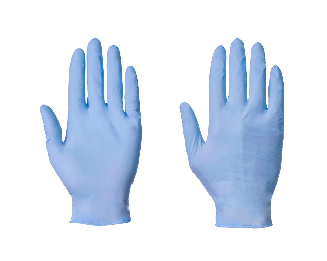 100 (1 Box) x Blue Nitrile (Latex & Powder Free) Gloves Disposable Food Medical etc. (Extra Large)