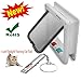 NAPUPRO Large Cat Door | Small Dog Door | cat Flap for Windows | 4 Ways Locking (Size 9.2 x 2.2 x 10 inch) | Telescopic Frame | Weatherproof | Easy Installing | for Interior and Exterior Door