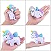 Vigeiya Jumbo Squishies 2 PCs Colorful Unicorn& Unicorn Mousse Cake Squishy Slow Rising Kawaii Toys for Kids Adults Prime Cheap Stuffed Squeezable Stress Reliever