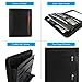 Business Portfolio with Writing Pad, Professional Folder with Zippered Closure, for Resume, Presentation,and 11 Inch Tablet Sleeve for iPhone, iPad, Tablets, Notebooks, 8.5 x 11.5 Inches Black
