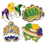 Mardi Gras Masks Party Accessory (1 count)