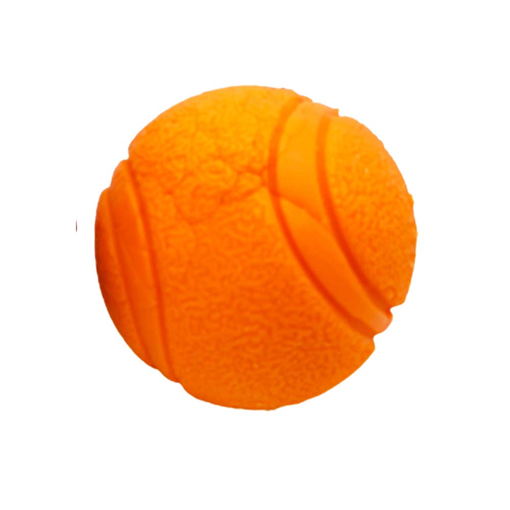 Pet Touch Dog Training High Bounce Solid Ball Doggy Play Balls Hours for Fun for All Dogs and Puppies Solid Rubber Boomer Ball Funny Chew Play Toys (7CM BIG BALL ORANGE)