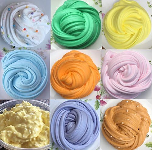 Planet slime shop PEANUT BUTTER FLUFFY FLOAM SLIME NON TOXIC SAFE AND WASHABLE PUTTY SCENTED 5oz TUB STRESS RELIEF SENSORY TOY ADHT ASMR NO BORAX HUGE CHOICE OF COLOURS
