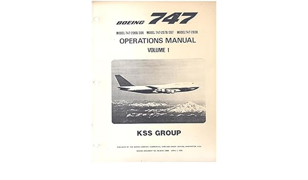 Boeing 747 Operations Manual