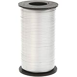 Berwick Splendorette Crimped Curling Ribbon, 3/16-Inch Wide by 500-Yard Spool, Silver