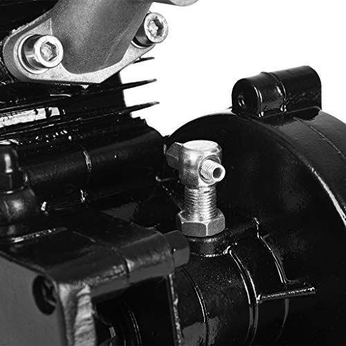50cc Bike Bicycle Engine Kit, Motorized Bike 2-Stroke, Petrol Gas Engine Kit, Scooter Parts, Cycle Motor Engine Kit Set for Motorized Bike (Shipped from US) (50cc, Black)