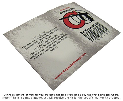 Kit Foratura Moto Kit Ricostruzione Oro Per Marcatori Smart Parts Shocker SFT/NXT - Set Guarnizioni (O-Ring) A Codice Colore 3x Kit Ricostruzione Shocker Sft - Foto 3