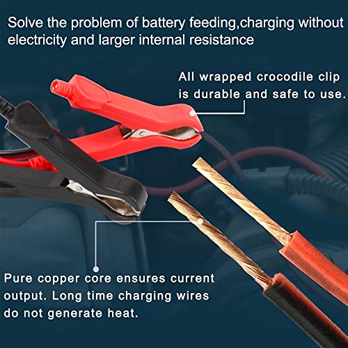 [Upgraded] Automotive Smart Battery Charger 5A 12V | Smart Battery Maintainer for Car, Motorcycle, RV, SUV, Lawn Mower, Boat, RV, SUV, ATV and More - Thumbnail 6