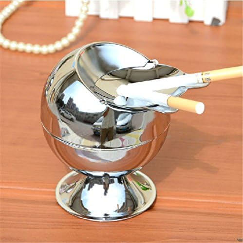 Lucky Beth Fashion Creative Trophy Design Stainless Steel Ashtray Cigarette Cigar Smoking Ash Tray,a Great Valentine's Day, Halloween, Christmas Gift for Your Boyfriend and Father