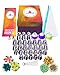 Russian Piping Tips Set Cake Decorating Kit 62 Pc-Easy To Use Baking Supplies Professional Piping Tips Results