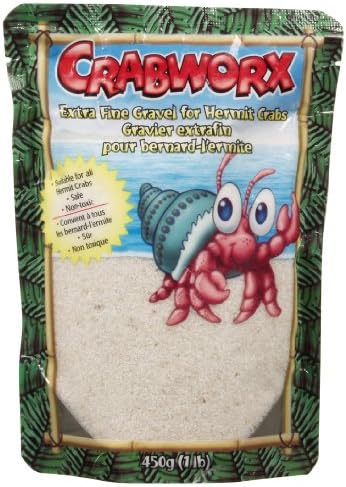 Crabworx Extra Fine Gravel 1-Pound, White