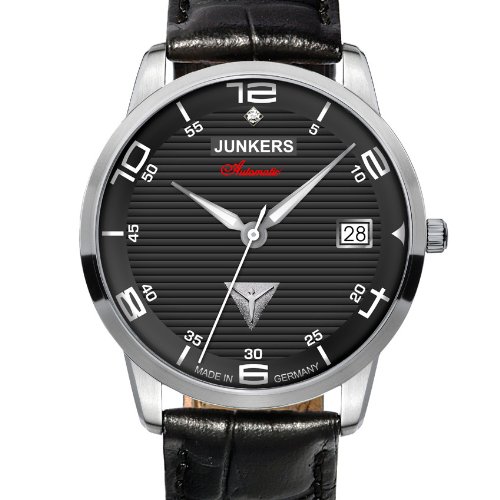 Junkers-Damen-Armbanduhr-Wellblech-Flatline-Automatik-Cal-9015-Analog-Automatik-Leder-63652