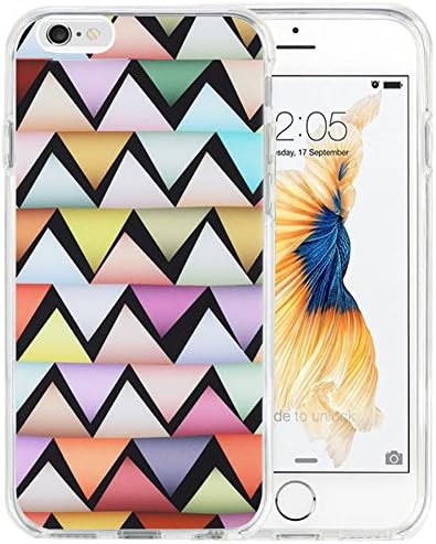 For iPhone 6s Plus Case For iPhone 6 Plus Case TPU Non-Slip High Definition Printing Personalized Color geometric pattern