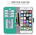 FYY Luxury Genuine Leather Wallet Case for iPhone 6 Plus/6s Plus, [Kickstand Feature] Flip Phone Case Protective Cover with [Card Holder] [Wrist Strap] for Apple iPhone 6 Plus/6s Plus 5.5