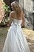 QueenDream Wedding Sash Bridal Belt Rhinestones and Crystal Sash Off White