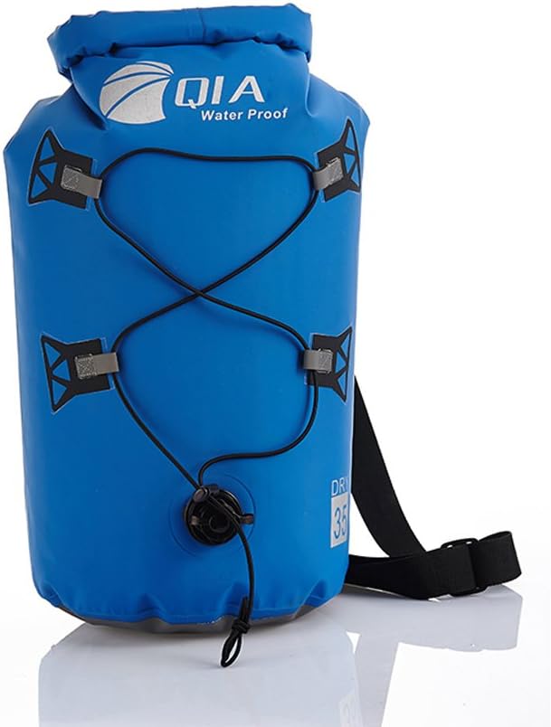 RESECU SAFETY Colors 35L Dry Bag Backpack For Travel Rafting Kayaking Waterproof Bag Swimming Fishing Floating Boating Pouch Sack Backpack upstream shoulder Dry Bag (Blue)