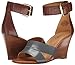 Nine West Women's Chekmayt Leather Wedge Sandal