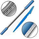 Facial Hair Epilator For Women - Effectively Remove Unwanted Face Hair Without The Use of Tweezers or Expensive Laser Treatment, Waxing & Threading Systems - Complete with Box & Instructions. (Blue)