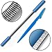 Facial Hair Epilator For Women - Effectively Remove Unwanted Face Hair Without The Use of Tweezers or Expensive Laser Treatment, Waxing & Threading Systems - Complete with Box & Instructions. (Blue)