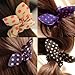 Munax 40 pcs Girls Kids Women Rabbit Ear Hair Tie Bands Ropes Ponytail Holders hair ties