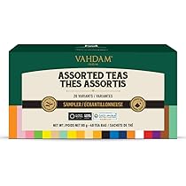 VAHDAM, Assorted Tea Sampler (15 Different Variety in