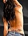 Temporary Tattoo Factory Tramp Stamp Naughty & Nice Tattoos, Long Lasting - Sexy, Realistic Fake Adult Temporary Tattoos for Women's Hip, Lower Back, Thigh, Arm Tramp Stamp - (40 Pack)