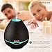 Essential Oil Diffuser 2000ml for Large Room, Ultrasonic Essential Oils Humidifier-Top Fill Humidifier-Dark Grey-Sooth Night Light- Quiet for Bedroom, Home&Large Rooms