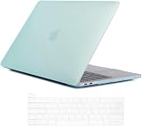 Se7enline MacBook Pro 16 In Case A2141 Aqua Green Keyboard Cover UK Layout TPU