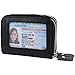 kinzd Accordion Wallet RFID Leather Card Wallet for Women Credit Card Holder (Black)