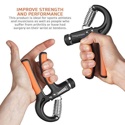Hand Grip Strengthener Set, x2 Hand Strengthener, Adjustable Range 10