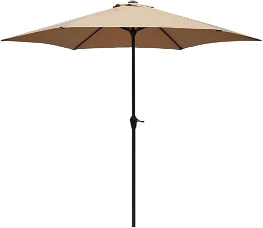 Amazon Com Le Papillon 9 Ft Outdoor Patio Umbrella Aluminum