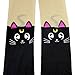 Anime Sailor Moon Luna Cat Cute Tight Printing Socks Cosplay Pantyhose Costume (Black)