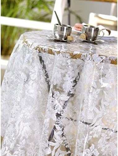 CALITEX Murphy PVC Tablecloth - White, PVC, white, 200x140 cm