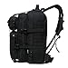 LeisonTac Military Tactical Backpack, Hydration Back Pack, 3 Day Assault Pack, Camping Rucksack with ISO Standard, 42L (Black)