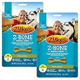 Zuke's Z-Bone Dental Chew Dog Treats, Apple, Mini (2 Pack)