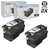 LD © Compatible Replacements for Xerox 106R1630 Set of 2 Black Laser Toner Cartridges for use in Phaser 6000, 6010, 6010N, WorkCentre 6015, 6015V/B, 6015V/N, and 6015V/NI Printers