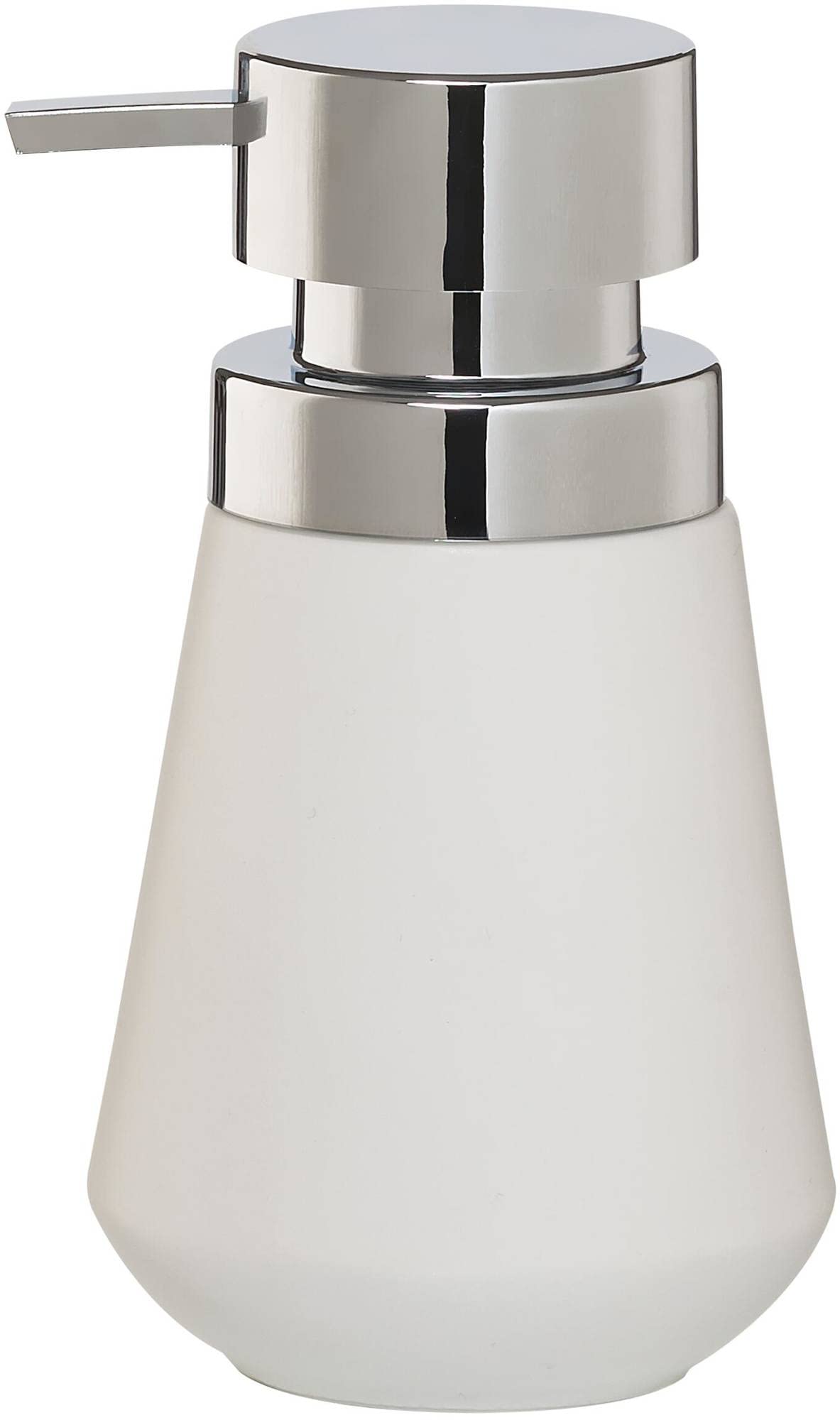 Sealskin Conical Soap Dispenser, Porcelain, White, 10 x 16.5 x 10 cm — image 1