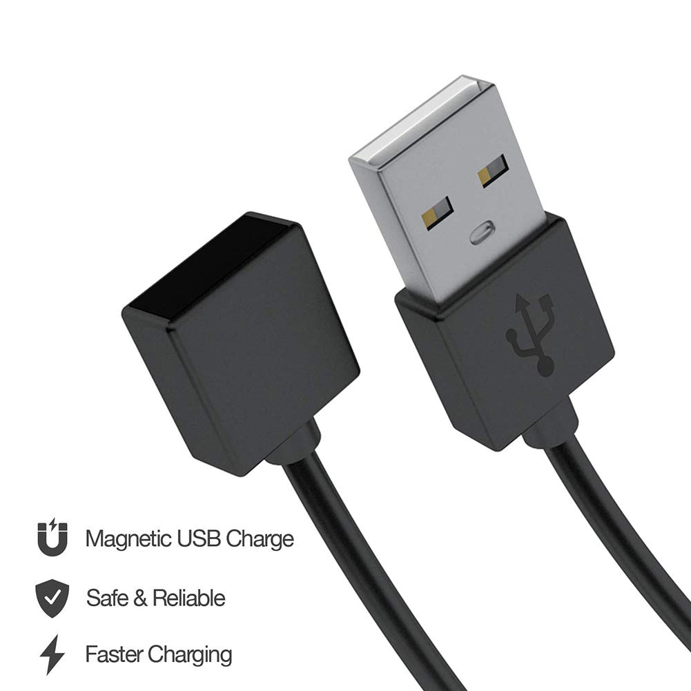 Magnetic USB Smart Charger Cable,Fast Charging Cable with 2.6 Feet,1 Pack