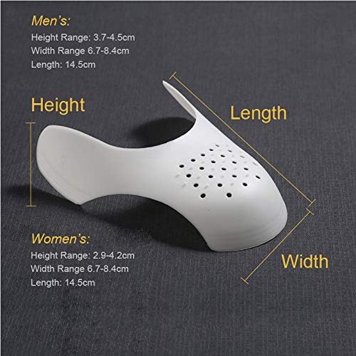 CuteHome Women's Shoe Shields Sneaker Toebox Protectors Against Creases, White, Women's 3-6.5, Uk 3-6.5, Eu(35-39) - Image 5