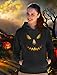 Halloween Scary Pumpkin Face Jack O'lantern Women's Hoodie