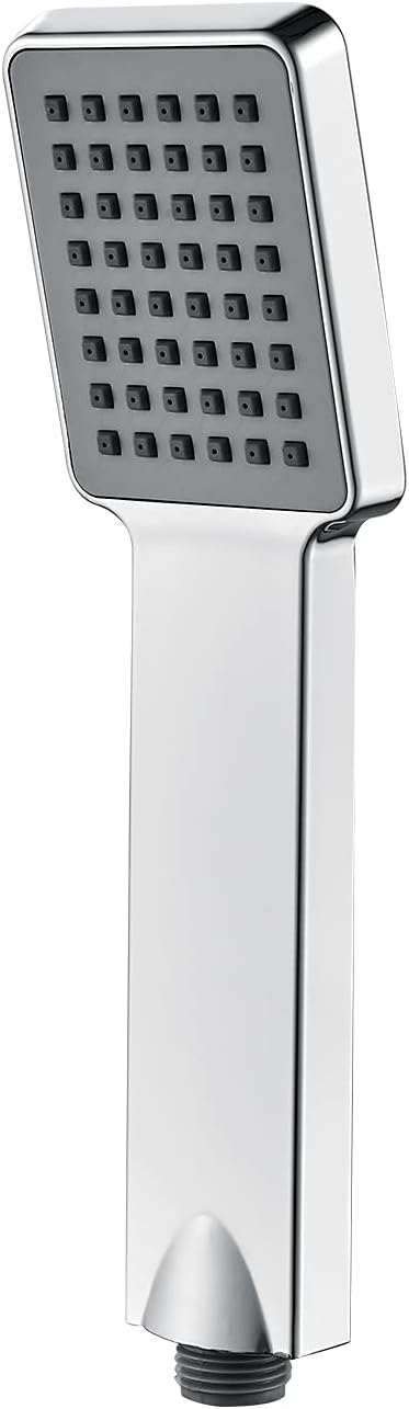 Ibergrif M20202 High Pressure Square Handheld Shower Head 1/2 in Chrome